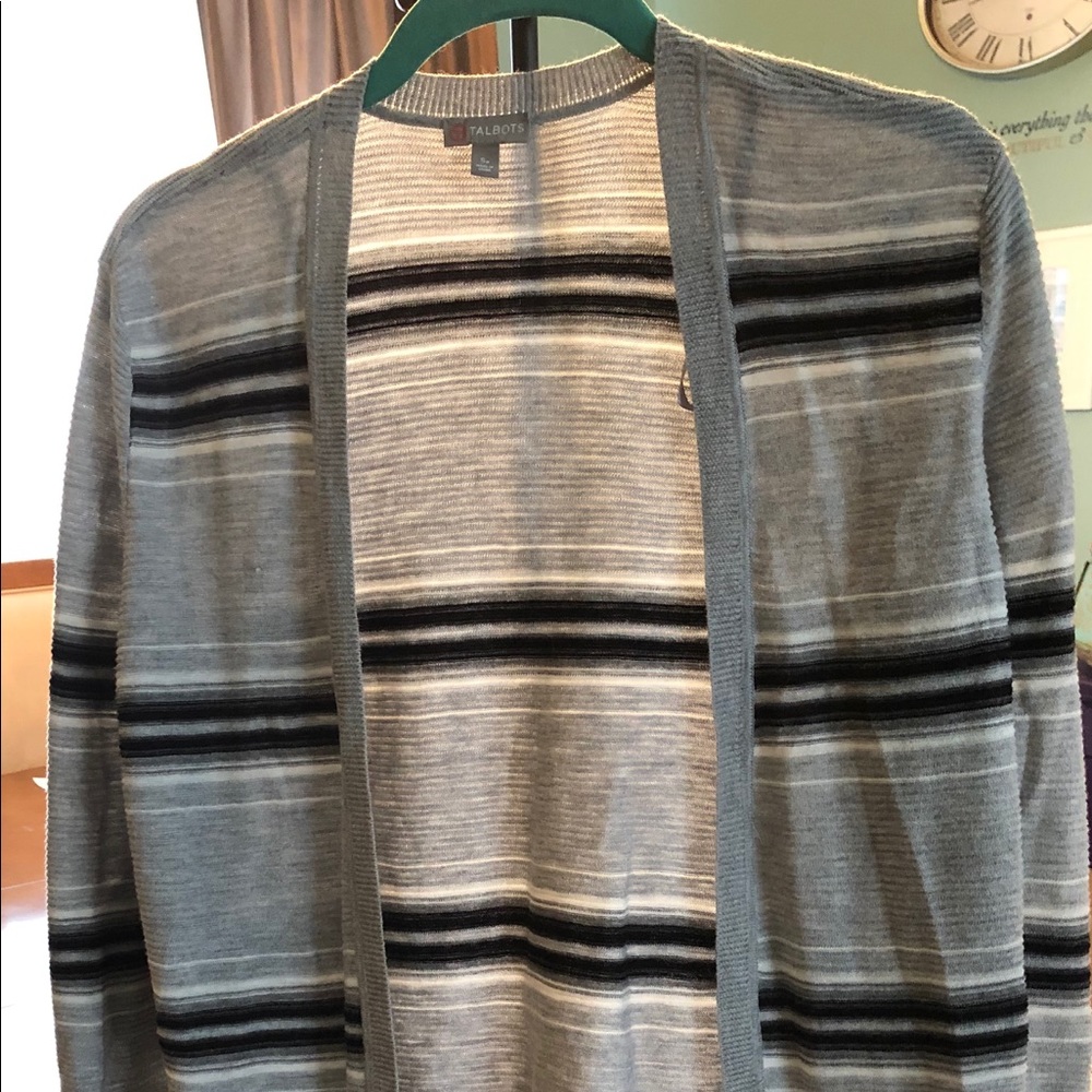 Elongated cardigan from Talbots